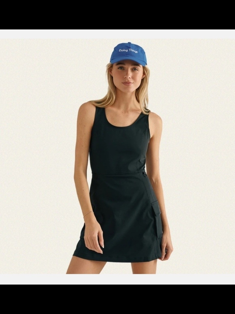 NWT Outdoor Voices Outdoor Techtwill Dress Womens XXS Black Pockets Shorts Hike